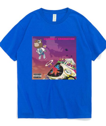 Kanye West Graduation O-Neck T Shirt Summer